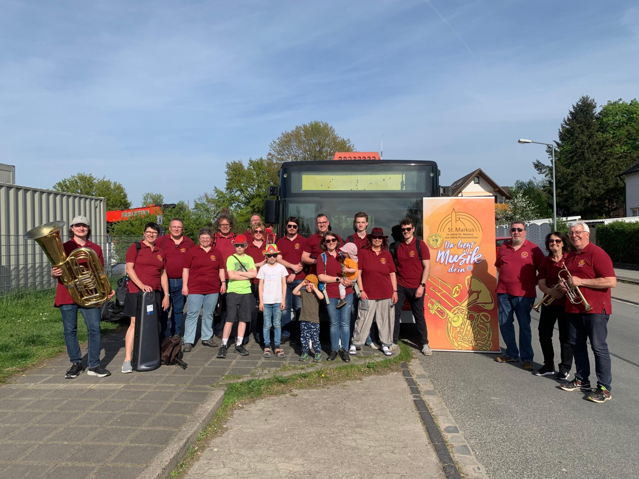 Read more about the article Jubiläums-Blog: Der Posaunenchor auf Bus-Tour